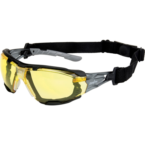 Lunettes de s&eacute;curit&eacute; s&eacute;rie Z2900 avec joint en mousse, Lentille Ambr&eacute;e, Anti-&eacute;gratignures, ANSI Z87+/R&eacute;pond ou surpasse la norme CSA Z94.3 Meunier Outillage Industriel