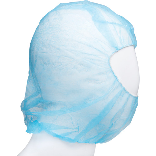 Cagoule jetable, Polypropyl&egrave;ne, Bleu Meunier Outillage Industriel