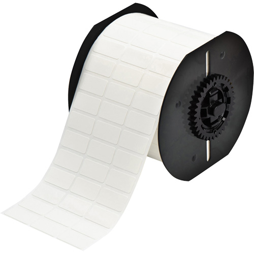 B33 Series Repositionable Adhesive Labels, Vinyl, 1" L x 0.5" H, White Meunier Outillage Industriel