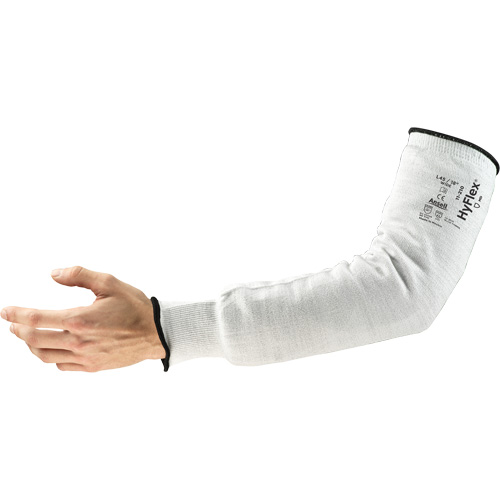Manchon &eacute;troit r&eacute;sistant aux coupures HyFlex s&eacute;rie 11-210, Intercept, 18", ASTM ANSI niveau A2/EN 388 niveau 2, Gris Meunier Outillage Industriel