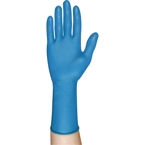 93-283 Series Disposable Gloves, Small, Nitrile, 8.7-mil, Powder-Free, Blue Meunier Outillage Industriel
