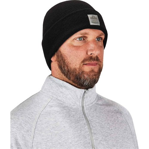 N-Ferno&reg; Rib Knit Beanie Hat, One Size, Black Meunier Outillage Industriel