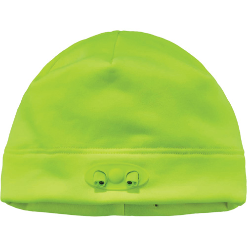 N-Ferno&reg; Skull Cap Beanie Hat with LED Lights, One Size, High-Visibility Lime Green Meunier Outillage Industriel