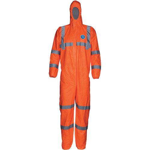Combinaison haute visibilit&eacute; avec capuchon, Petit, Orange, Tyvek 500 Meunier Outillage Industriel