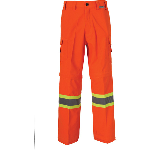 Pantalons de mineur ventil&eacute;s haute visibilit&eacute; toutes saisons, Poly-coton, 46, Orange haute visibilit&eacute; Meunier Outillage Industriel