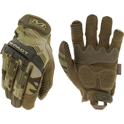 Gants antichocs tactiques MultiCam M-Pact, 8, Paume en Synth&eacute;tique, Poignet Boucle et crochet Meunier Outillage Industriel