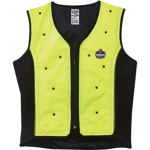 Chill-Its&reg; 6685 Dry Cooling Vest, 4X-Large, High Visibility Lime-Yellow Meunier Outillage Industriel