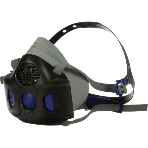 Respirateur r&eacute;utilisable &agrave; demi-masque s&eacute;rie HF-800 Secure Click, Silicone, Moyen Meunier Outillage Industriel