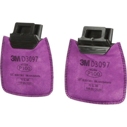 Secure Click Filter, Particulate Filter with Nuisance Vapour Relief, Organic Vapour/P100 Meunier Outillage Industriel