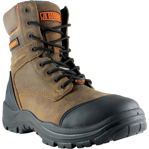Thrasher Work Boots, Leather, Size 7-1/2, Impermeable Meunier Outillage Industriel