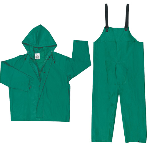 Dominator Limited Flammability Rain Suit, Large, Green Meunier Outillage Industriel