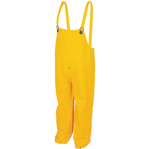 Pantalons &agrave; bavette imperm&eacute;ables de s&eacute;rie classique, Grand, Polyester/PVC, Jaune Meunier Outillage Industriel