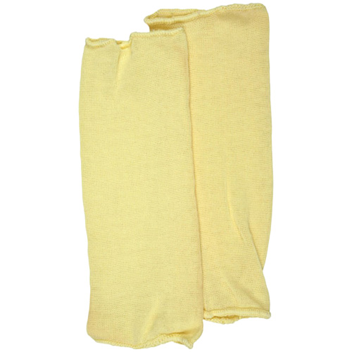 Manchon r&eacute;sistant &agrave; la coupe Cut Pro 1 couche, Kevlar, 10", ASTM ANSI niveau A2, Jaune Meunier Outillage Industriel