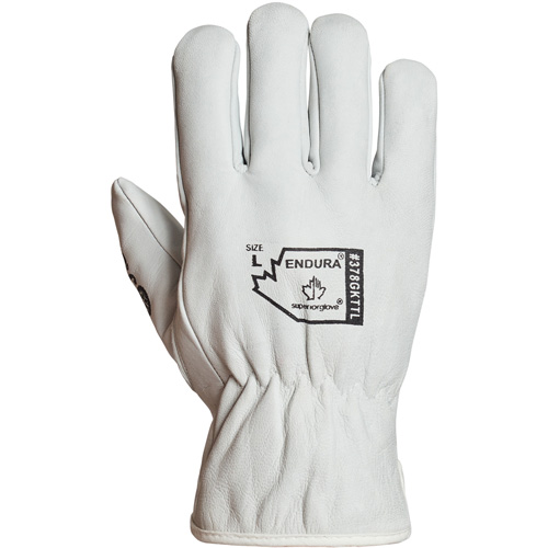 Endura&reg; Winter-Lined Driver Gloves, X-Large, Grain Goatskin Palm, Thinsulate Inner Lining Meunier Outillage Industriel
