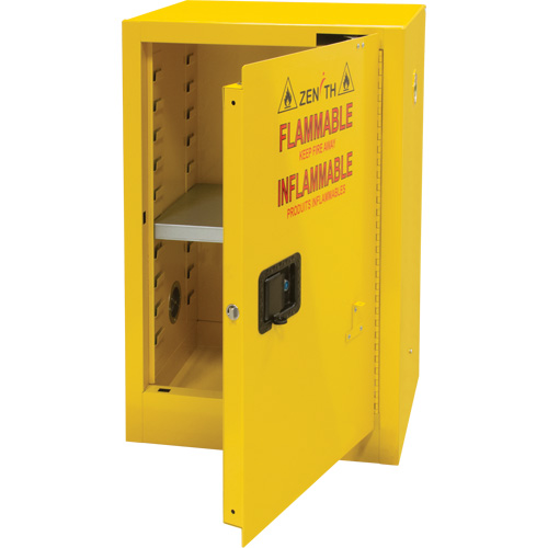 Armoire pour produits inflammables, 12 gal., 1 Porte(s), 23" La x 35" h x 18" p Meunier Outillage Industriel