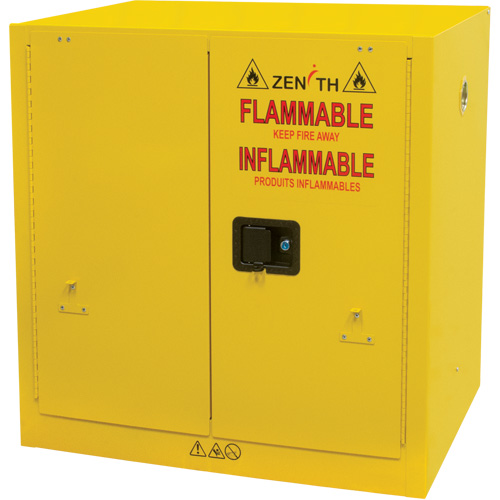Flammable Storage Cabinet, 22 gal., 2 Door, 35" W x 35" H x 22" D Meunier Outillage Industriel