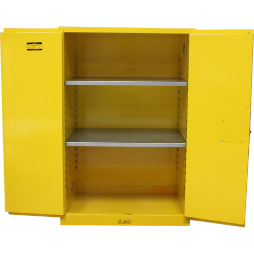 Armoire pour produits inflammables, 90 gal., 2 Porte(s), 43" La x 66" h x 34" p Meunier Outillage Industriel