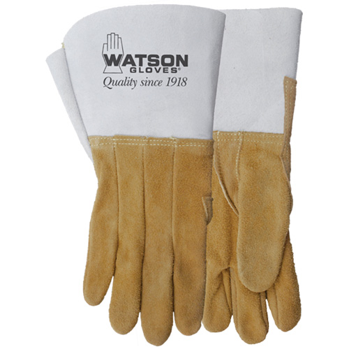 Gants de soudeur Buckweld, Cuir d'&eacute;lan refendu, Taille 8 Meunier Outillage Industriel