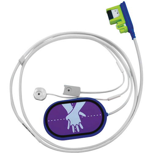 Fils coupl&eacute;s d'&eacute;l&eacute;ctrodes de formation RCR Uni-Padz, Zoll AED 3 Pour, Non m&eacute;dical Meunier Outillage Industriel