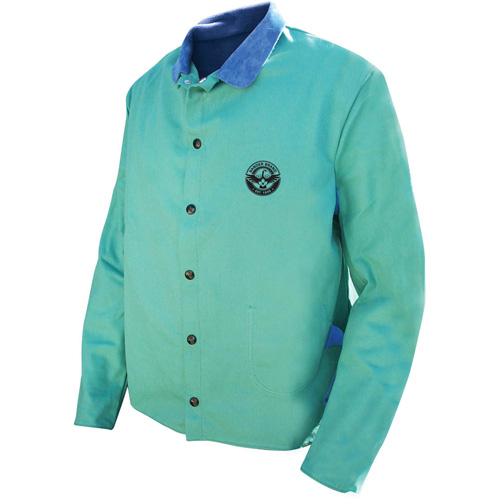 Veste de soudage Gander Brand Banox FR, Coton, Grand, Vert Meunier Outillage Industriel