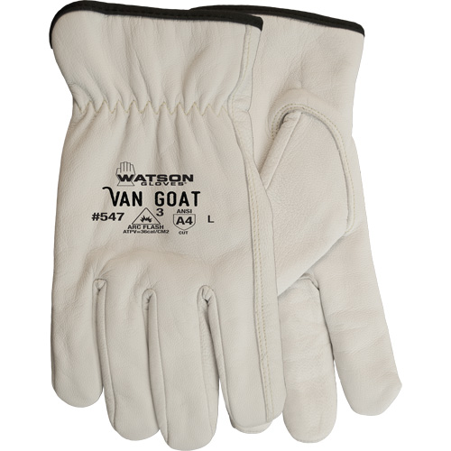 Van Goat Cut Resistant Work Gloves, Large, 36 cal/cm², Level 3, NFPA 70E Meunier Outillage Industriel