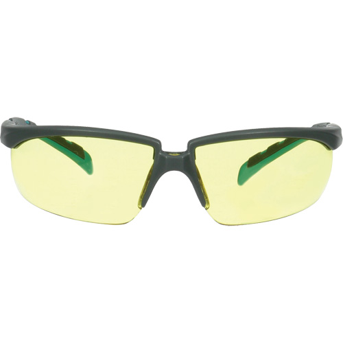 Lunettes de s&eacute;curit&eacute; de la s&eacute;rie Solus 2000, Lentille Ambr&eacute;e, Antibu&eacute;e/Anti-&eacute;gratignures, ANSI Z87+ Meunier Outillage Industriel