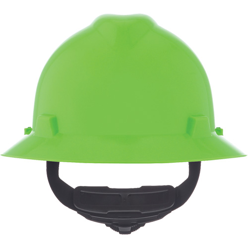 Casque de s&eacute;curit&eacute; &agrave; fente et bordure compl&egrave;te V-Gard, R&eacute;pond aux normes CSA type 1, Suspension Rochet, Non ventil&eacute; Meunier Outillage Industriel