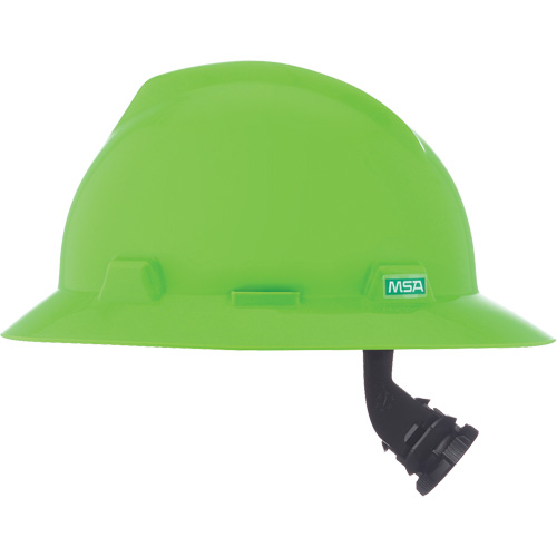 Casque de s&eacute;curit&eacute; &agrave; fente et bordure compl&egrave;te V-Gard, R&eacute;pond aux normes CSA type 1, Suspension Rochet, Non ventil&eacute; Meunier Outillage Industriel