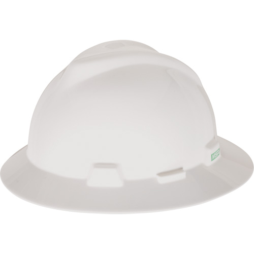 Casque de s&eacute;curit&eacute; &agrave; fente et bordure compl&egrave;te V-Gard, Suspension &agrave; douille, Non ventil&eacute; Meunier Outillage Industriel