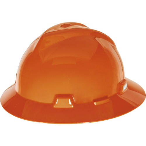 Casque de s&eacute;curit&eacute; &agrave; fente et bordure compl&egrave;te V-Gard, R&eacute;pond aux normes CSA type 1, Suspension Glissement rapide, Non ventil&eacute; Meunier Outillage Industriel