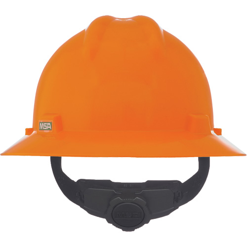 Casque de s&eacute;curit&eacute; &agrave; fente et bordure compl&egrave;te V-Gard, R&eacute;pond aux normes CSA type 1, Suspension Rochet, Non ventil&eacute; Meunier Outillage Industriel