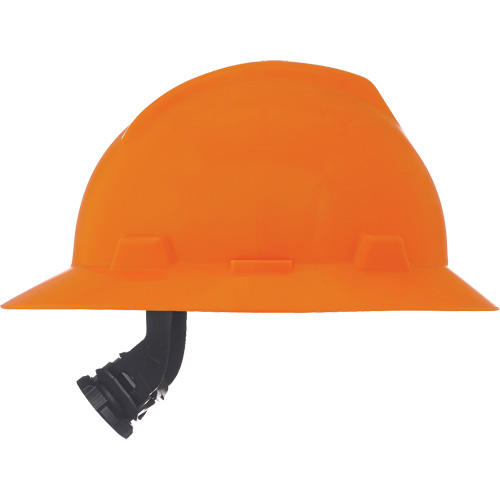 Casque de s&eacute;curit&eacute; &agrave; fente et bordure compl&egrave;te V-Gard, R&eacute;pond aux normes CSA type 1, Suspension Rochet, Non ventil&eacute; Meunier Outillage Industriel