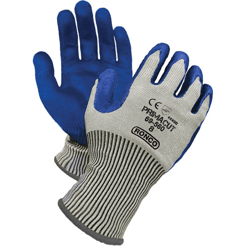 Gants r&eacute;sistant &agrave; la coupe PrimaCut, Taille 8, Calibre 13, Rev&ecirc;tement Nitrile, Enveloppe en PEHP, ANSI/ISEA 105 niveau 4/EN 388 niveau 5 Meunier Outillage Industriel