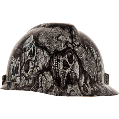Casque de s&eacute;curit&eacute; Hydro Dip V-Gard, R&eacute;pond aux normes CSA type 1, Suspension Rochet, Non ventil&eacute; Meunier Outillage Industriel