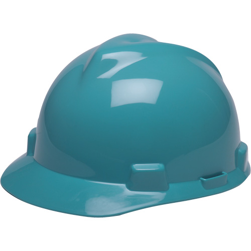 Casque de s&eacute;curit&eacute; avec rainures GREEN V-Gard, R&eacute;pond aux normes CSA type 1, Suspension Rochet Meunier Outillage Industriel