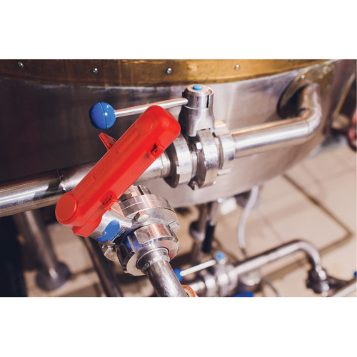 Dispositif de cadenassage pour poign&eacute;e de tirage, Type Papillon Meunier Outillage Industriel