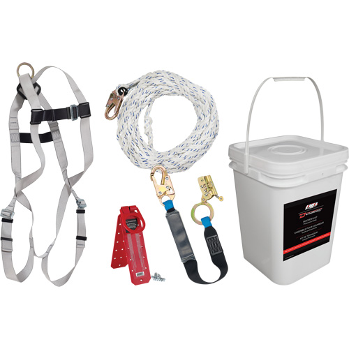 Dynamic Fall Protection Kit, Roofer's Kit Meunier Outillage Industriel