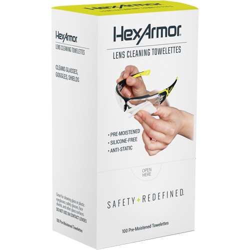 Lens Cleaning Towelettes, Pack Of 100 Meunier Outillage Industriel