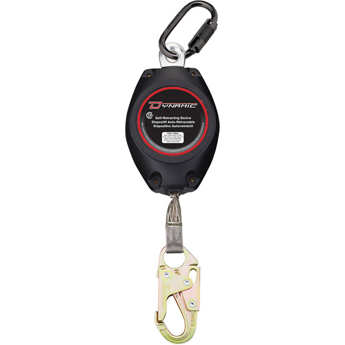 Dynamic Self-Retracting Lifeline, 20', Dyneema&reg;, Swivel Meunier Outillage Industriel