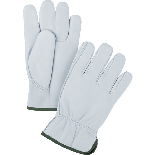 Gants de conducteur de premi&egrave;re qualit&eacute;, Petit, Paume en Cuir fleur de ch&egrave;vre Meunier Outillage Industriel