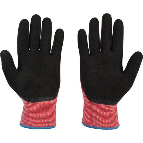 Winter Dipped Gloves, Size 2X-Large, 15 Gauge, Rubber Latex Coated, Nylon Shell, ASTM ANSI Level A2 Meunier Outillage Industriel