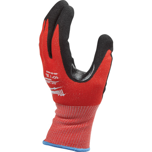 Dipped Cut-Resistant Gloves, Size Large, 15 Gauge, Nitrile Coated, Nylon/Lycra&reg; Shell, ASTM ANSI Level A2 Meunier Outillage Industriel