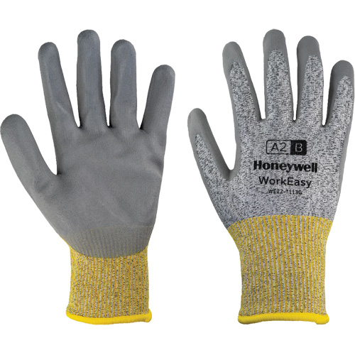 WorkEasy Cut Protective Gloves, Size 6/X-Small, 13 Gauge, Polyurethane Coated, HPPE/Glass Fibre Shell, ASTM ANSI Level A2/EN 388 Level B Meunier Outillage Industriel