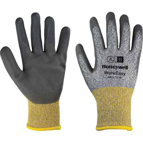 Gants de protection contre les coupures WorkEasy, Taille 2T-Grand/11, Calibre 13, Rev&ecirc;tement Mousse de nitrile, Enveloppe en PEHP/Fibre de verre, ASTM ANSI niveau A2/EN 388 niveau B Meunier Outillage Industriel