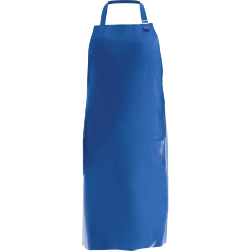 Endurosaf Bib Apron, Polyurethane, 50" L x 34" W, Blue Meunier Outillage Industriel
