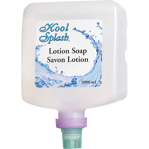 Savon moussant Clearly Lotion Kool Splash, Cr&egrave;me, 1000 ml, Sans parfum Meunier Outillage Industriel