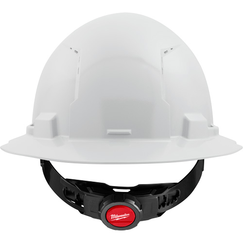 Casque de s&eacute;curit&eacute; &agrave; bord complet, R&eacute;pond aux normes CSA type 1, Suspension Rochet, Ventil&eacute; Meunier Outillage Industriel