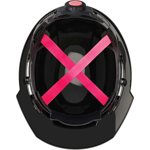 Casque de s&eacute;curit&eacute; &agrave; bordure avant, R&eacute;pond aux normes CSA type 1, Suspension Rochet, Non ventil&eacute; Meunier Outillage Industriel