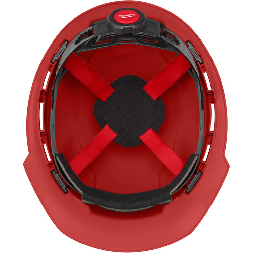 Casque de s&eacute;curit&eacute; &agrave; bordure avant, R&eacute;pond aux normes CSA type 1, Suspension Rochet, Ventil&eacute; Meunier Outillage Industriel