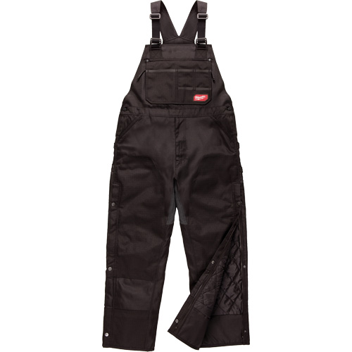 Salopette GridIron courte avec fermeture &agrave; glissi&egrave;re jusqu'&agrave; la cuisse, Hommes, 2T-Grand, Noir Meunier Outillage Industriel